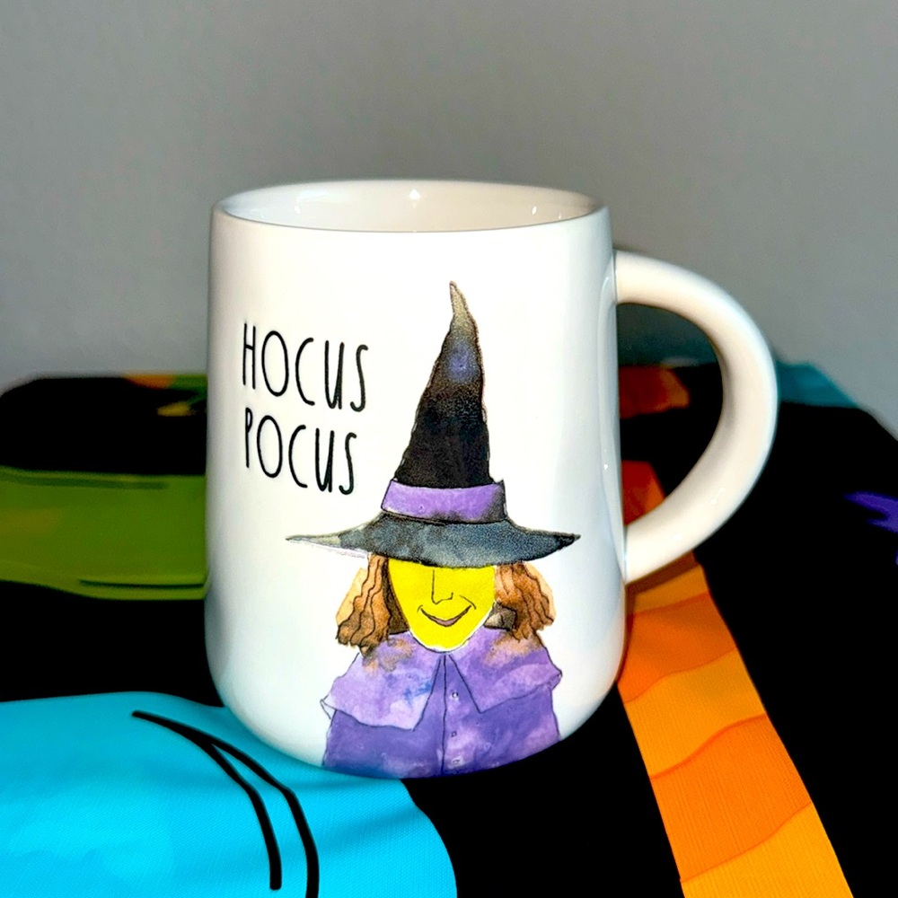 🌟HOST PICK🌟 RAE DUNN HOCUS POCUS WITCH WATER COLOR HALLOWEEN MUG